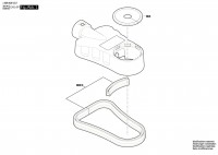 Bosch 1 600 A00 22G HDC200 Dust Extraction Spare Parts